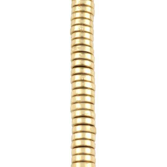 12 Pack: Gold Large Hole Metal Disc Spacer Beads by Bead Landing&#x2122;